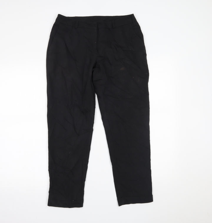 Dorothy Perkins Womens Black   Trousers  Size 10 L25 in