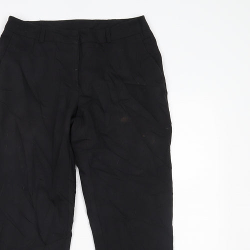 Dorothy Perkins Womens Black   Trousers  Size 10 L25 in