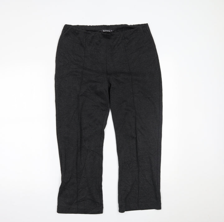 Bonmarché Womens Grey Trousers Size 12 L22 in