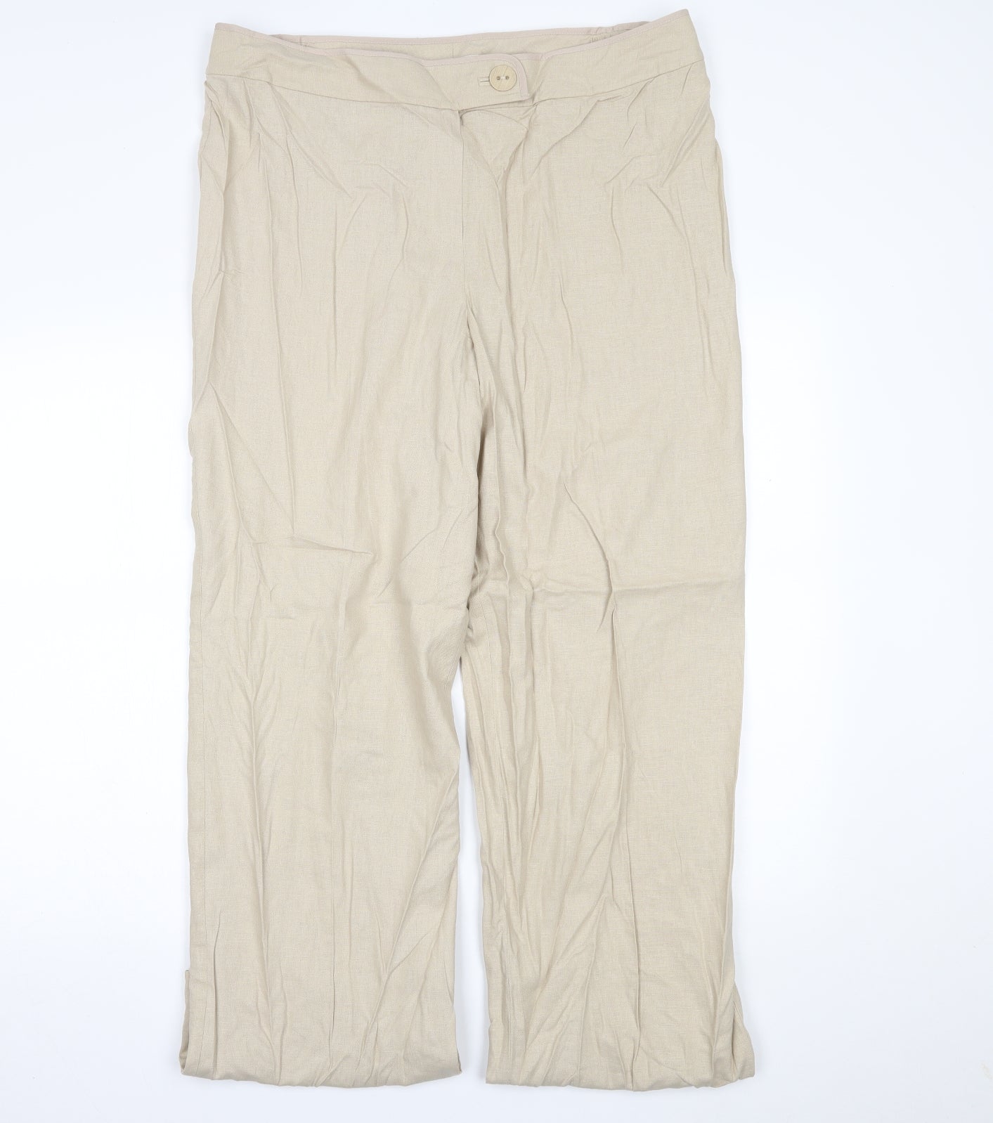 Marks and Spencer Womens Brown   Trousers  Size 8 L27 in