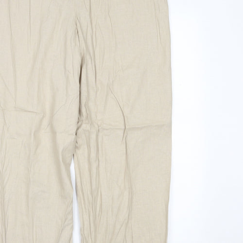 Marks and Spencer Womens Brown   Trousers  Size 8 L27 in