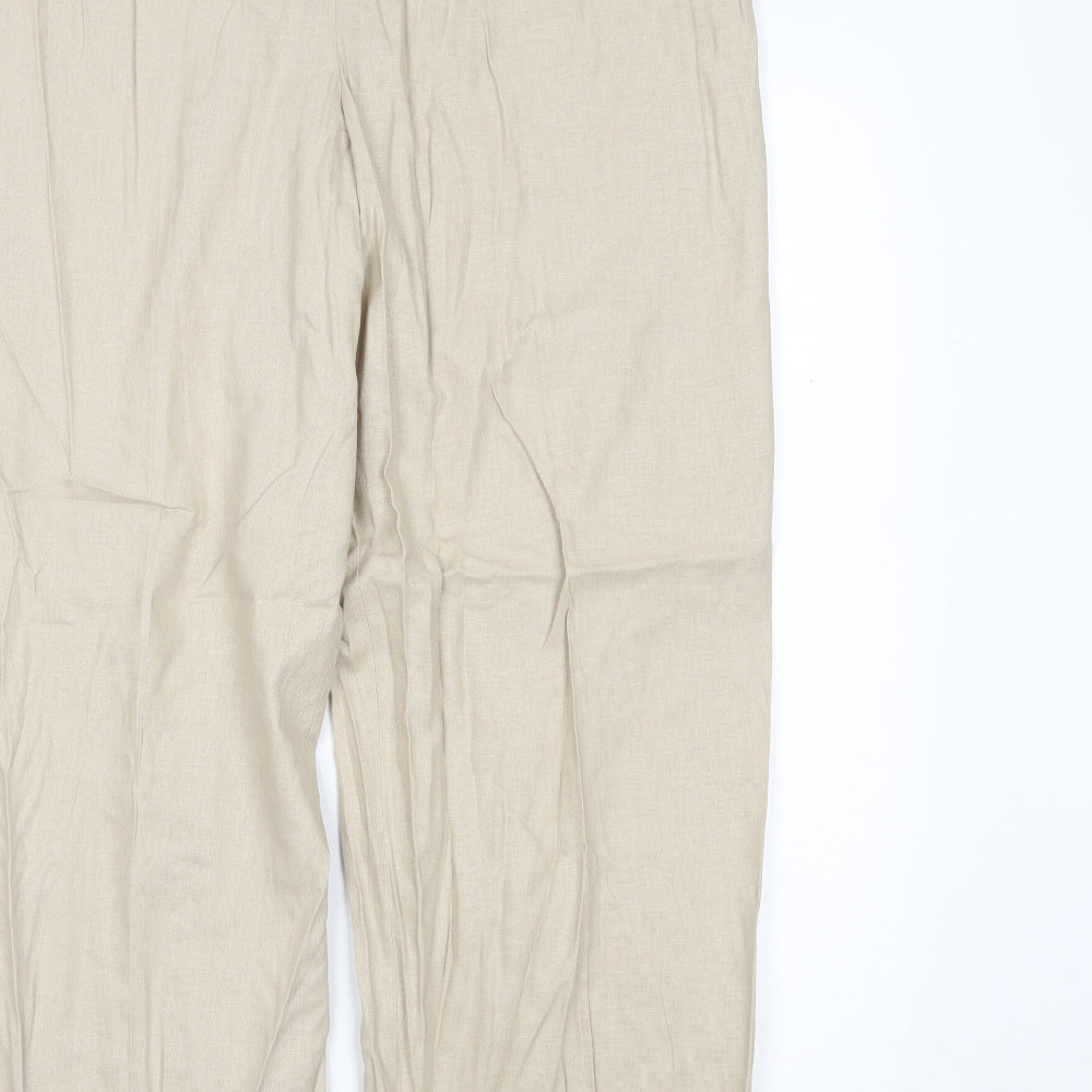 Marks and Spencer Womens Brown   Trousers  Size 8 L27 in