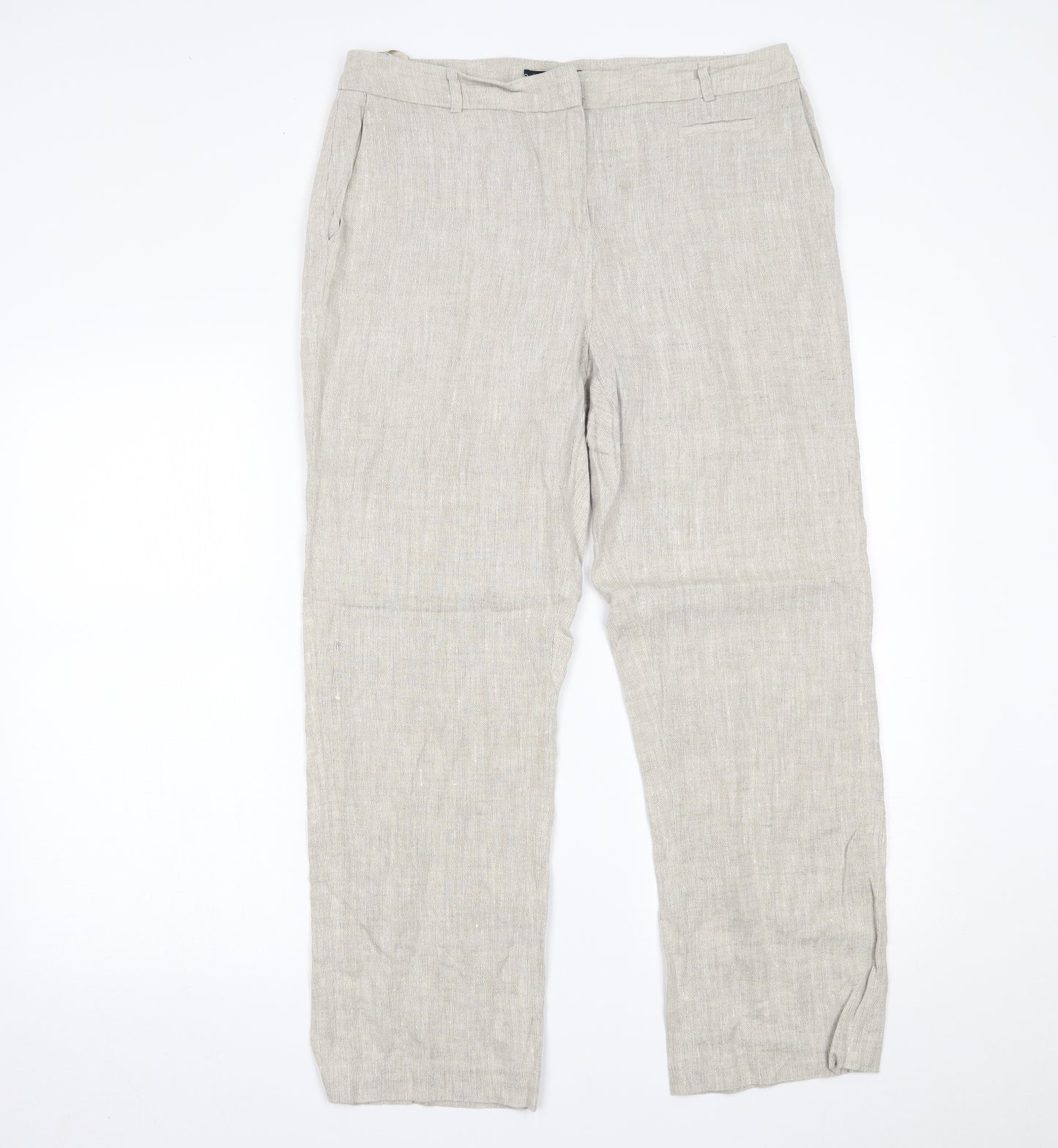 Viyella Womens Ivory   Trousers  Size 12 L26 in