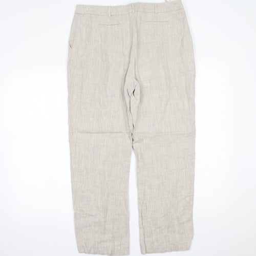 Viyella Womens Ivory   Trousers  Size 12 L26 in