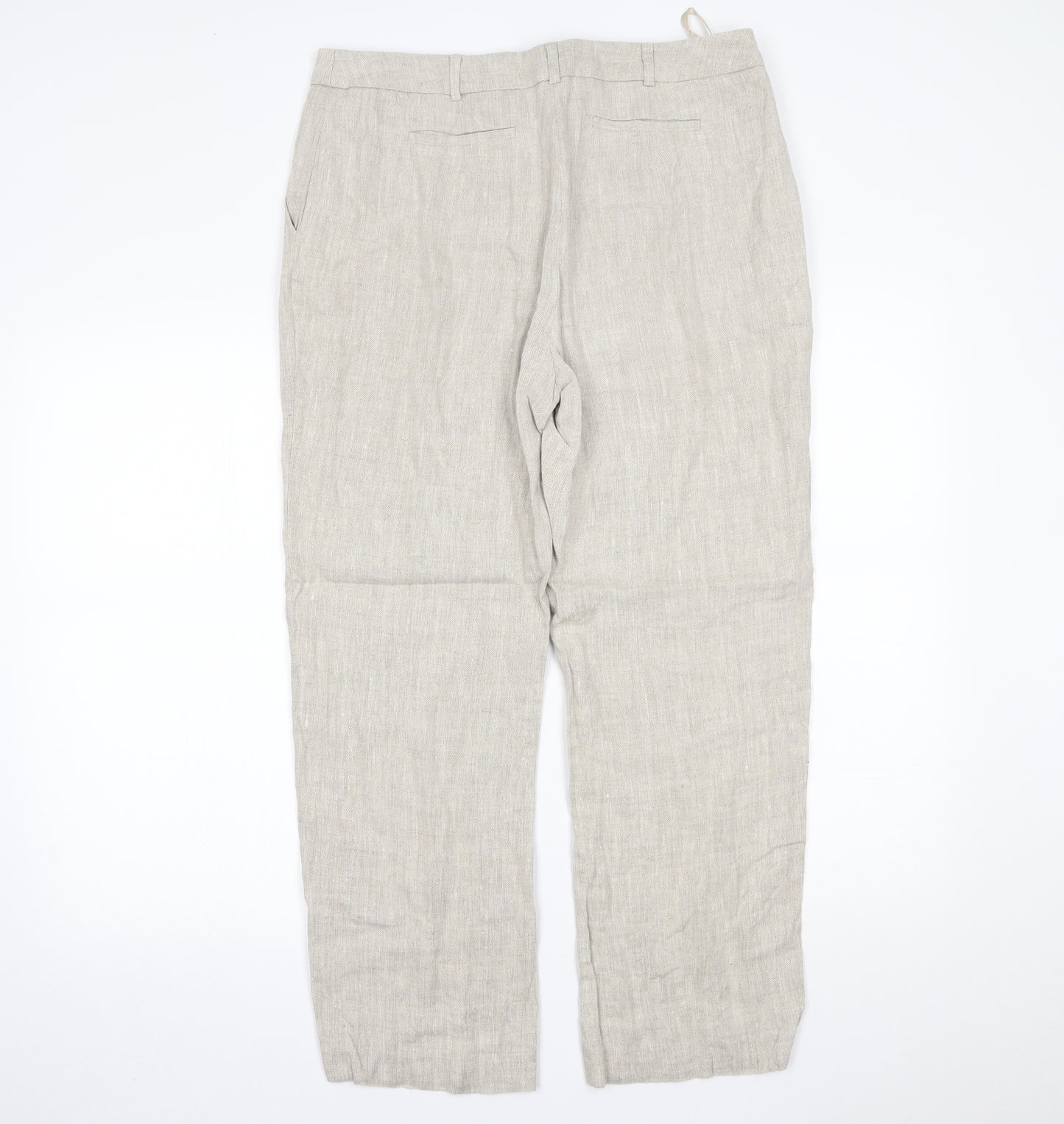 Viyella Womens Ivory   Trousers  Size 12 L26 in