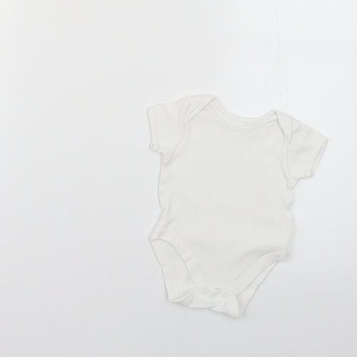 George Baby White   Babygrow One-Piece Size 0-3 Months