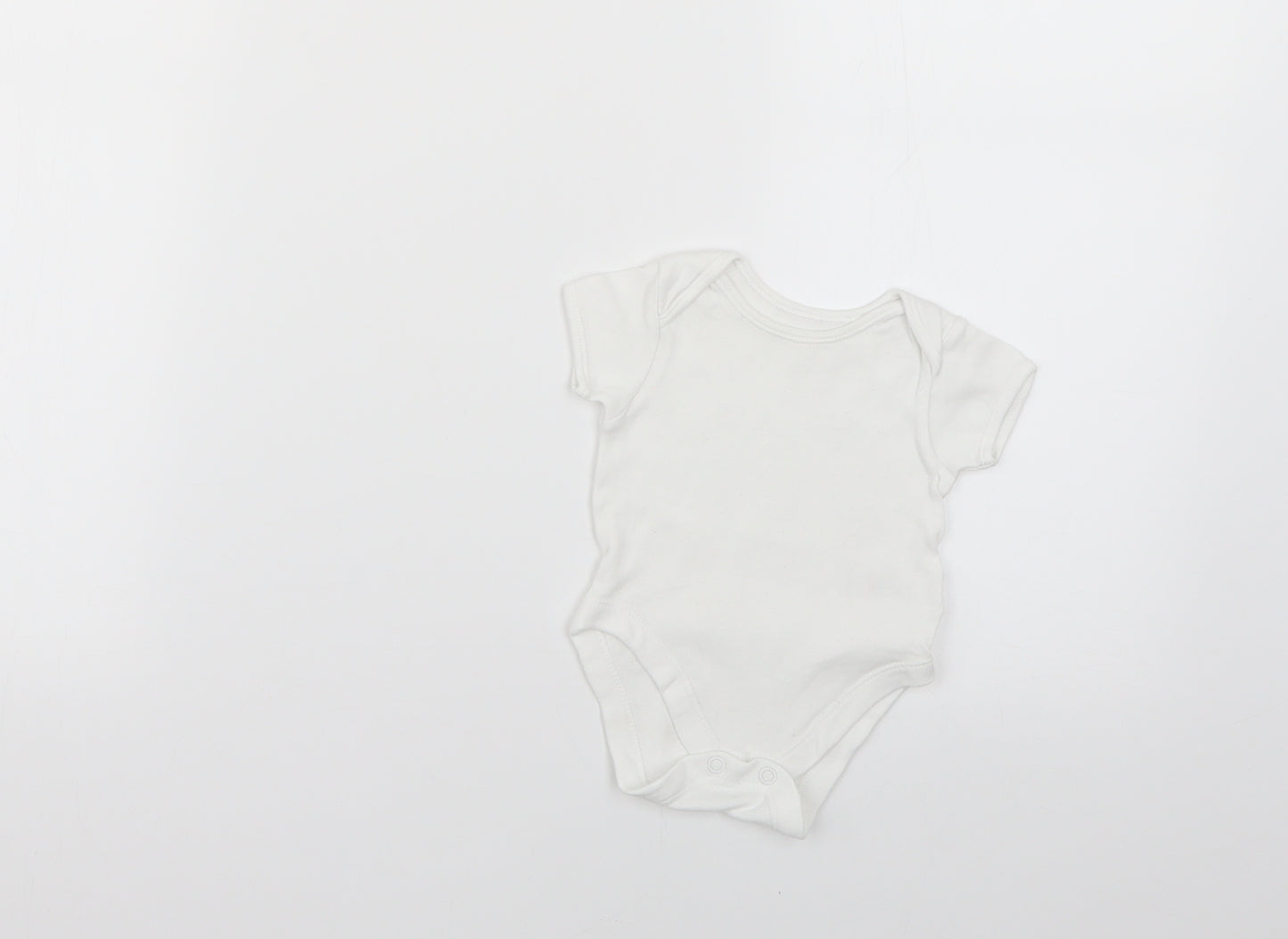 George Baby White   Babygrow One-Piece Size 0-3 Months