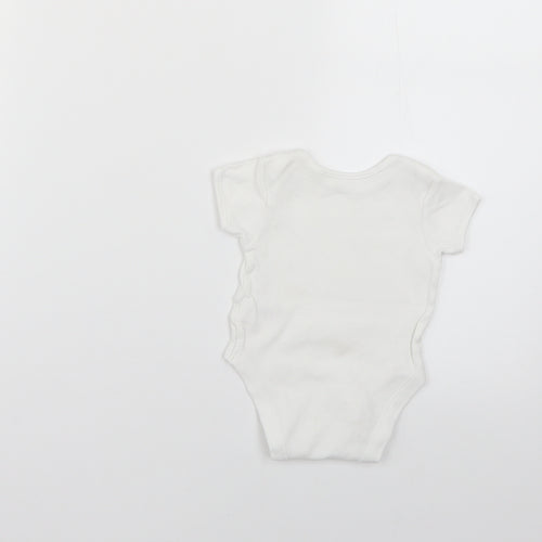 George Baby White   Babygrow One-Piece Size 0-3 Months