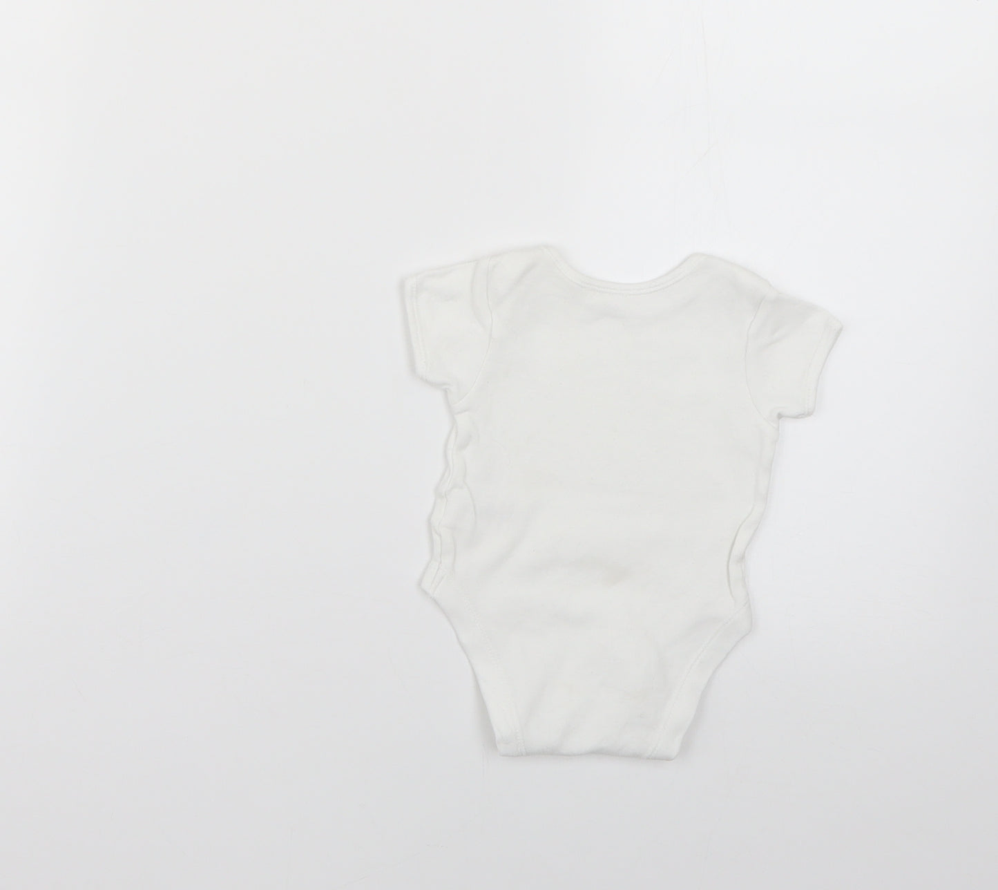 George Baby White   Babygrow One-Piece Size 0-3 Months