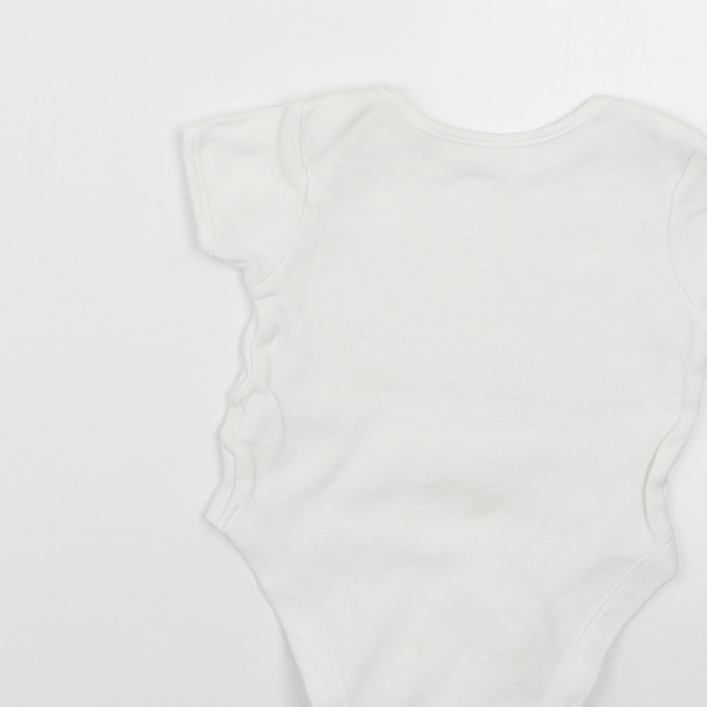 George Baby White   Babygrow One-Piece Size 0-3 Months