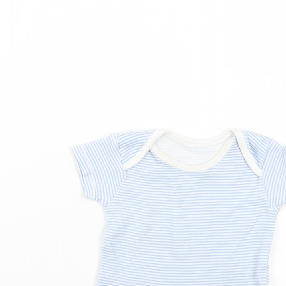 Nutmeg Baby Multicoloured Striped  Babygrow One-Piece Size 0-3 Months