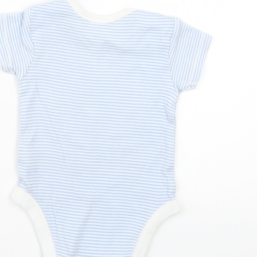 Nutmeg Baby Multicoloured Striped  Babygrow One-Piece Size 0-3 Months