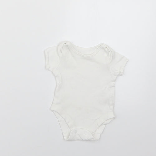 George Baby White   Babygrow One-Piece Size Newborn