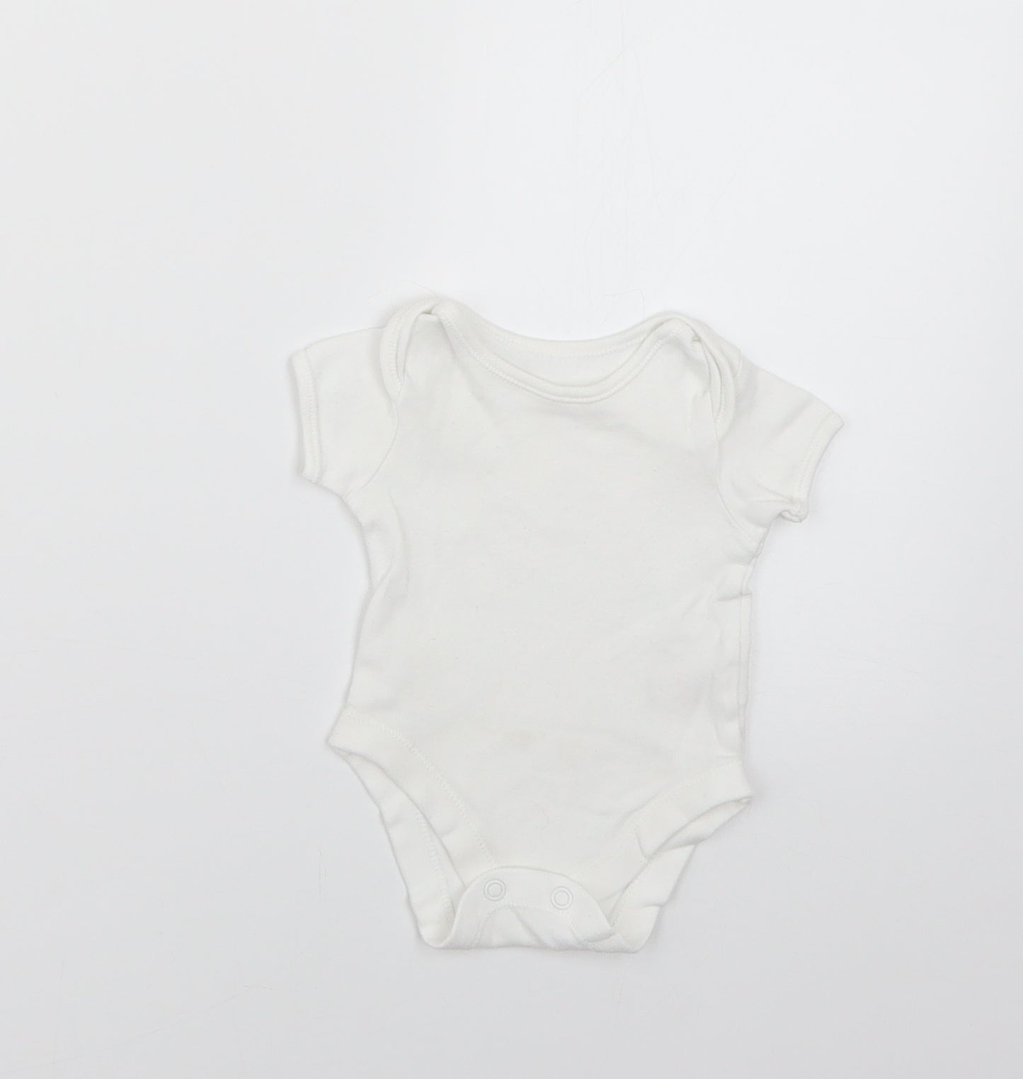 George Baby White   Babygrow One-Piece Size Newborn