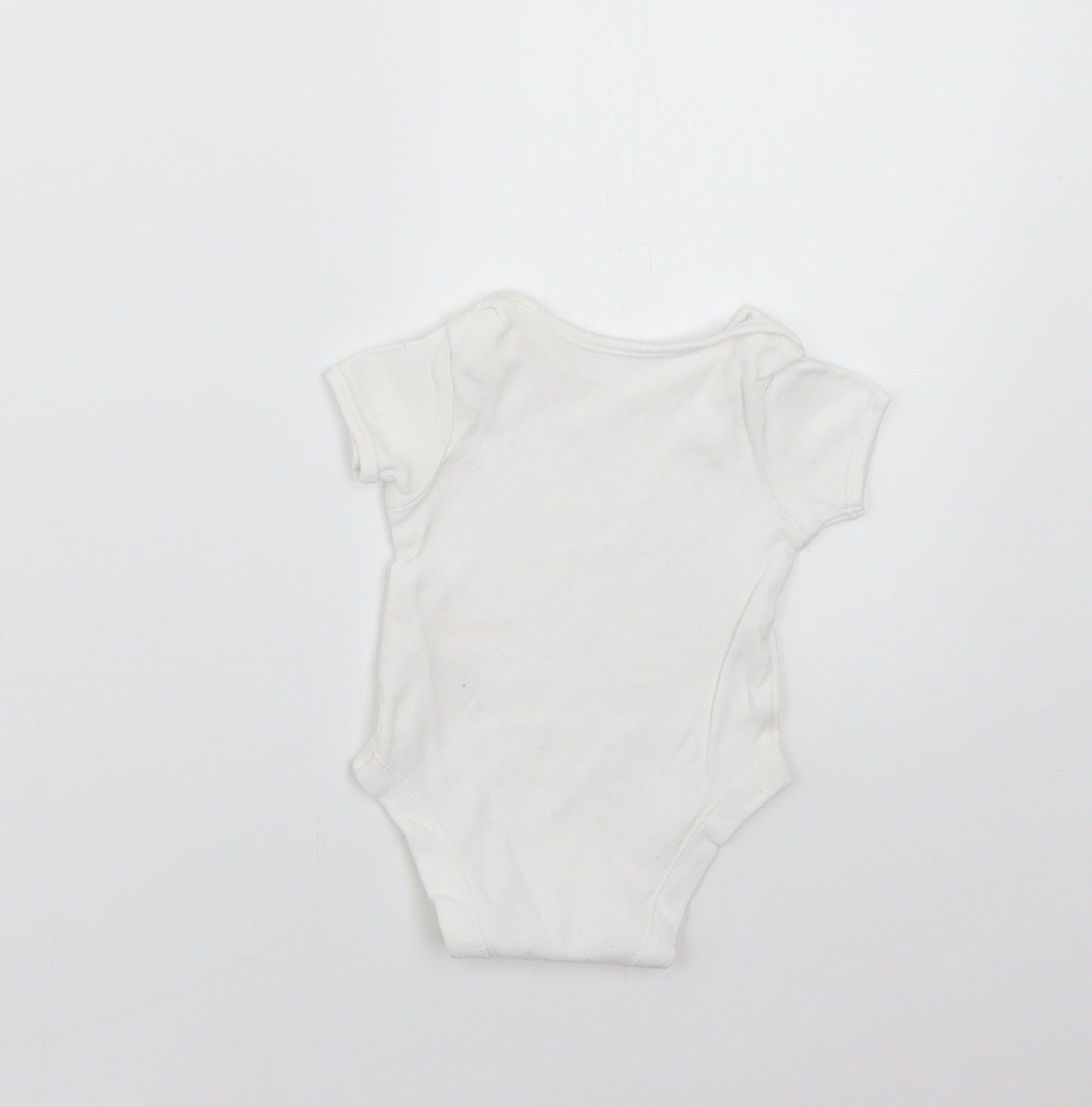 George Baby White   Babygrow One-Piece Size Newborn