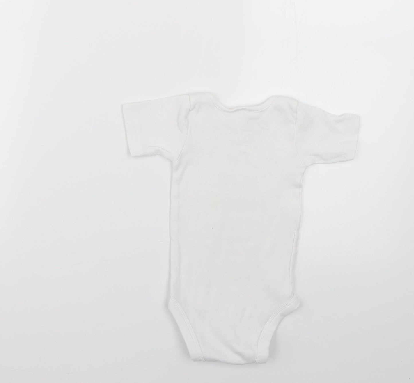 Lily & Dan Baby White Geometric  Babygrow One-Piece Size 6-9 Months