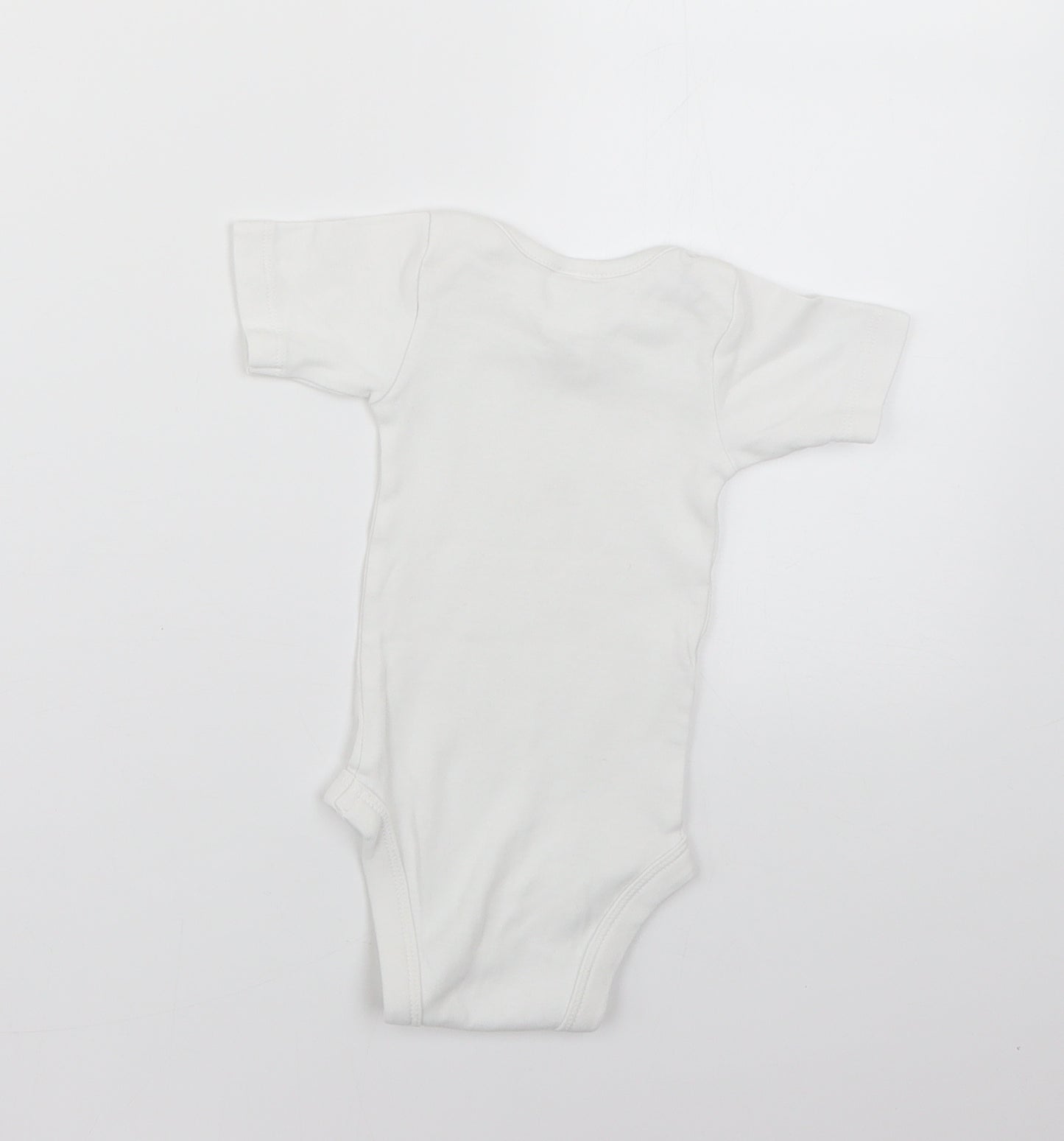 Lily & Dan Baby White Geometric  Babygrow One-Piece Size 6-9 Months