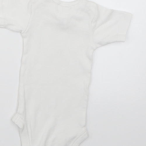 Lily & Dan Baby White Geometric  Babygrow One-Piece Size 6-9 Months