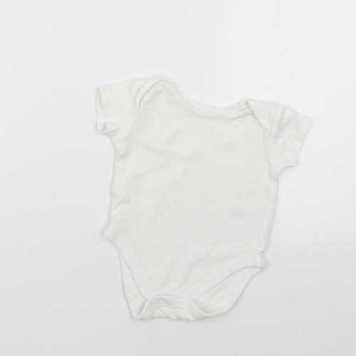 Nutmeg Baby White   Babygrow One-Piece Size 0-3 Months