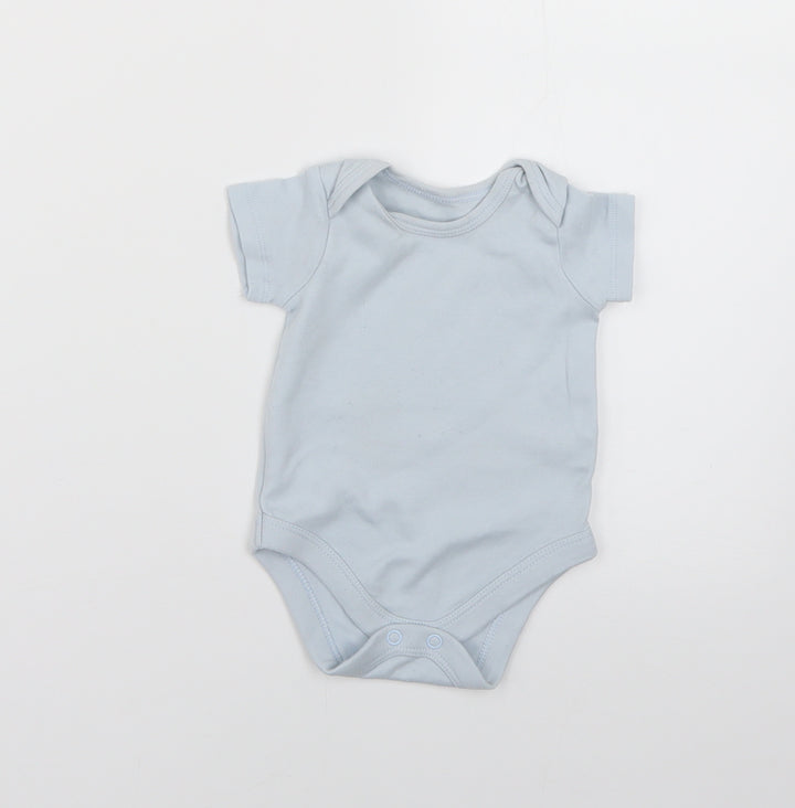 TU Baby Blue Babygrow One-Piece Size 0-3 Months