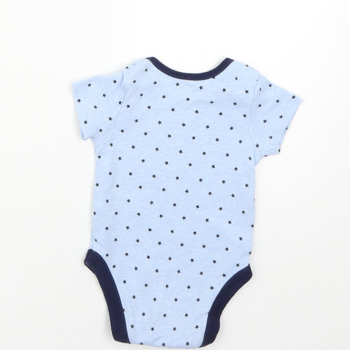 George Baby Blue Geometric  Babygrow One-Piece Size 3-6 Months