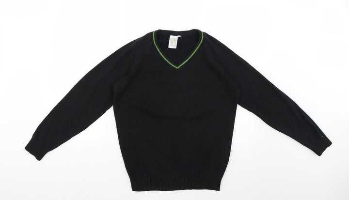 anglia Boys Black Pullover Jumper Size 15-16 Years