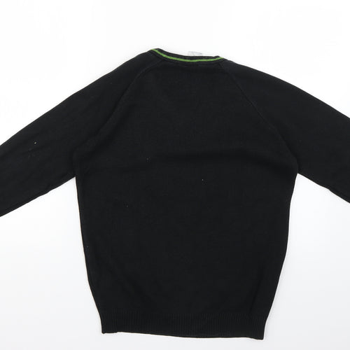 anglia Boys Black   Pullover Jumper Size 15-16 Years