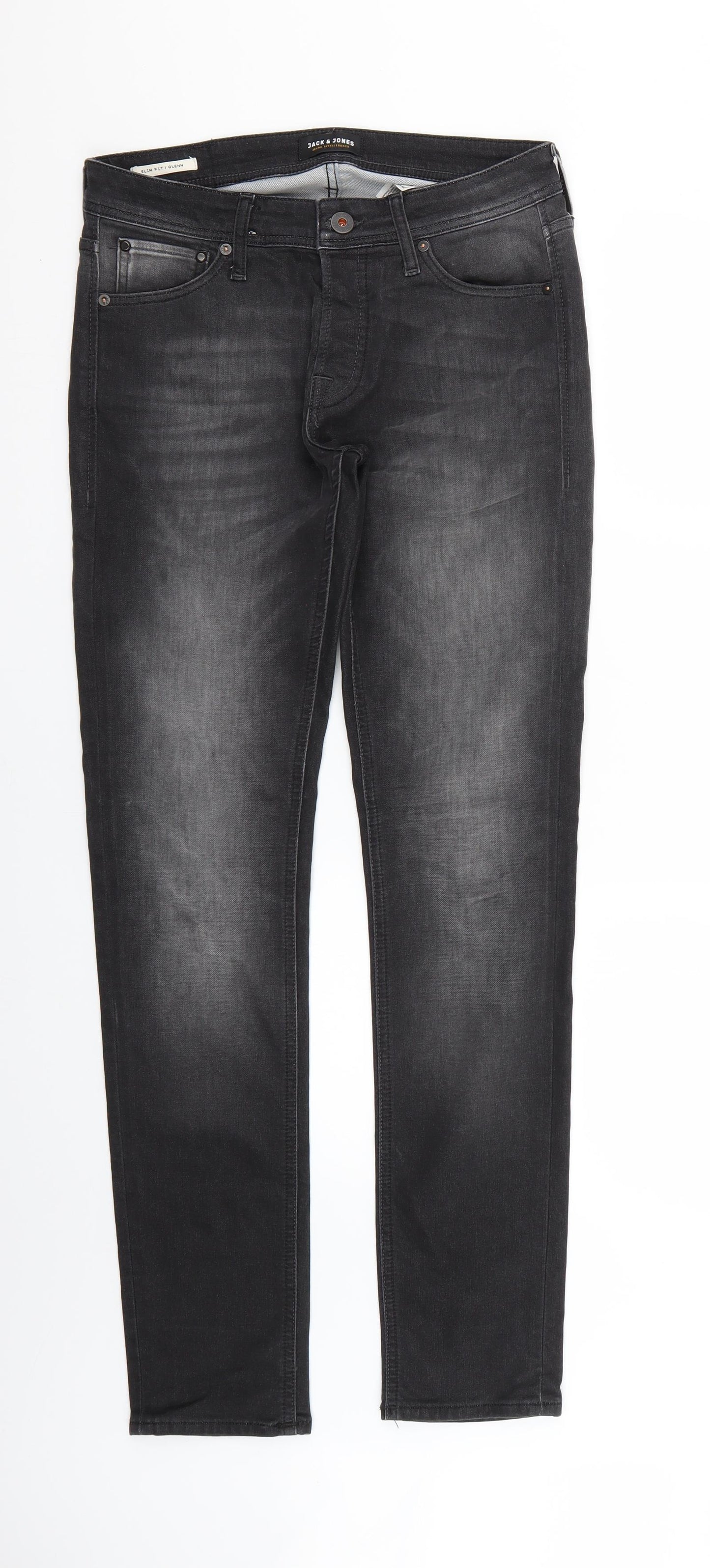 JACK & JONES Mens Black   Skinny Jeans Size 32 L31 in