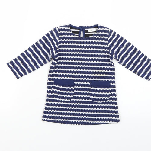 pepco Baby Multicoloured Striped  T-Shirt Dress  Size 6-9 Months