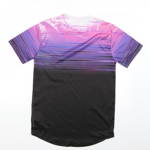 sonetti Mens Multicoloured Geometric   T-Shirt Size S