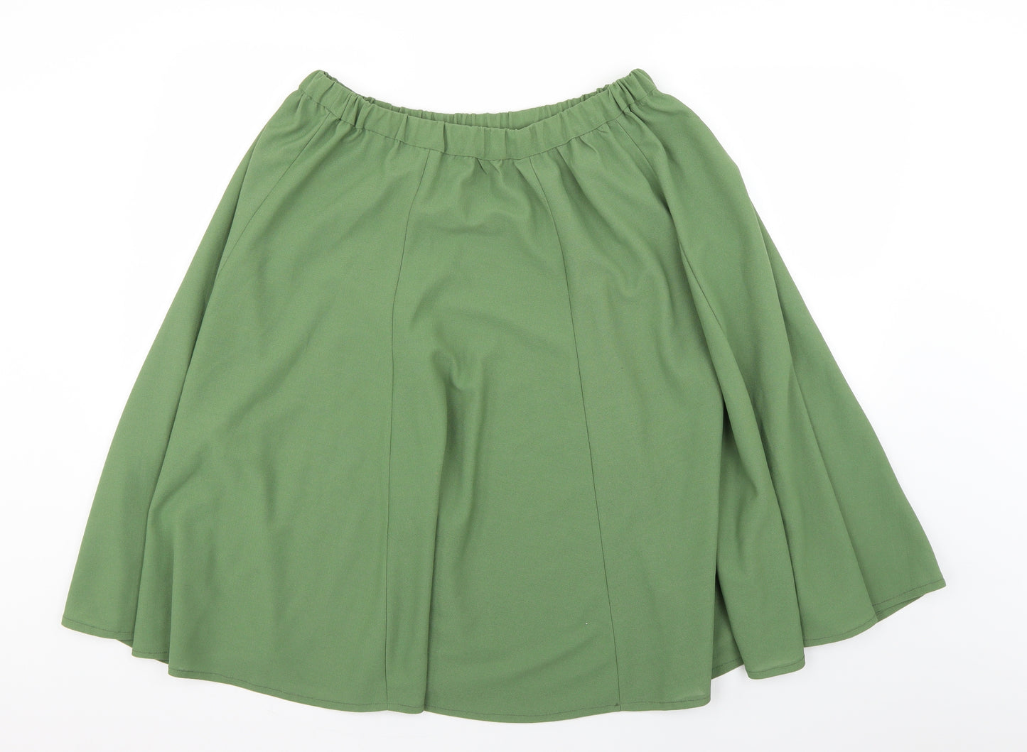 Preworn Womens Green   Flare Skirt Size 22