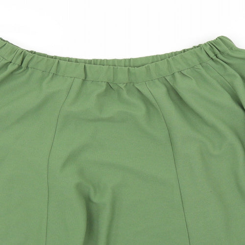Preworn Womens Green   Flare Skirt Size 22