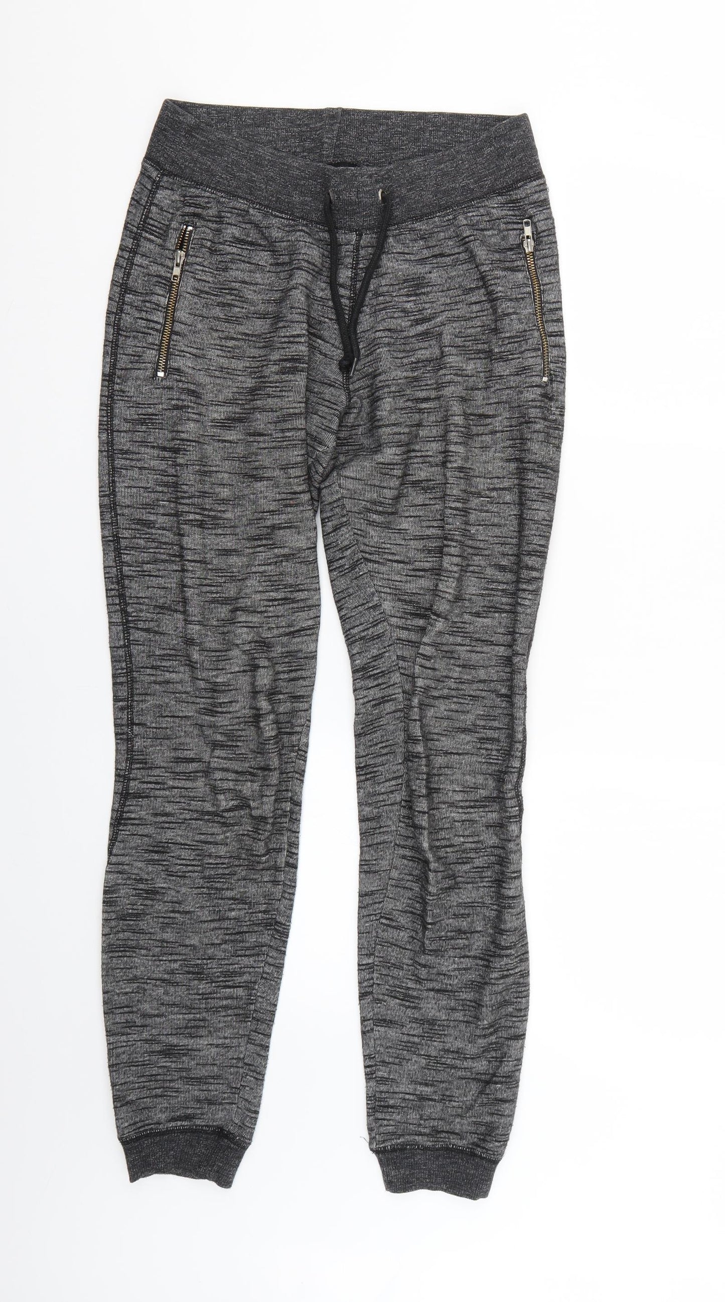 New Look Womens Grey   Jogger Trousers Size 8 L26 in