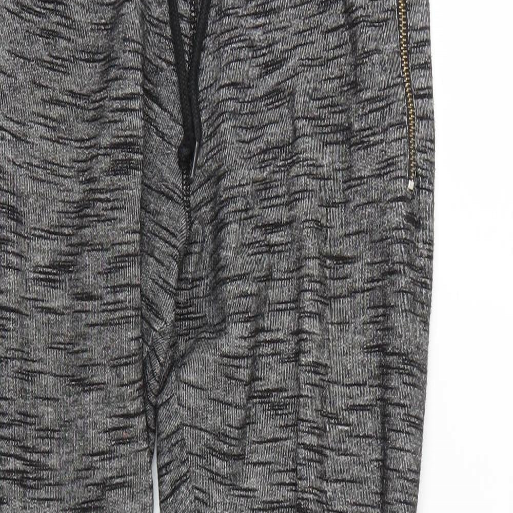 New Look Womens Grey   Jogger Trousers Size 8 L26 in