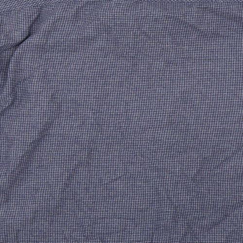 marks Mens Blue Argyle/Diamond   Button-Up Size 2XL