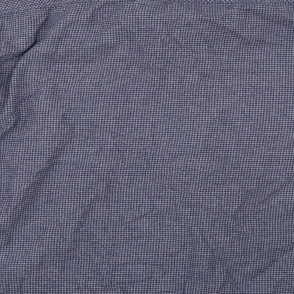marks Mens Blue Argyle/Diamond   Button-Up Size 2XL