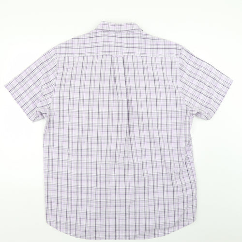 Lincoln Mens Multicoloured Check   Button-Up Size XL
