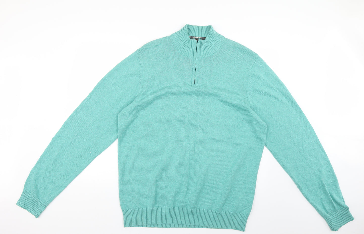 Marks and Spencer Mens Green   Pullover Jumper Size L