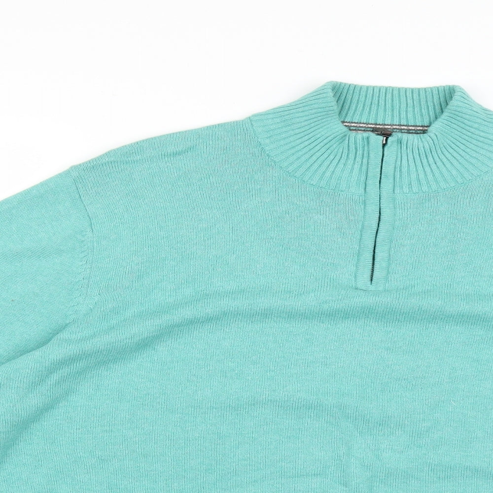 Marks and Spencer Mens Green   Pullover Jumper Size L