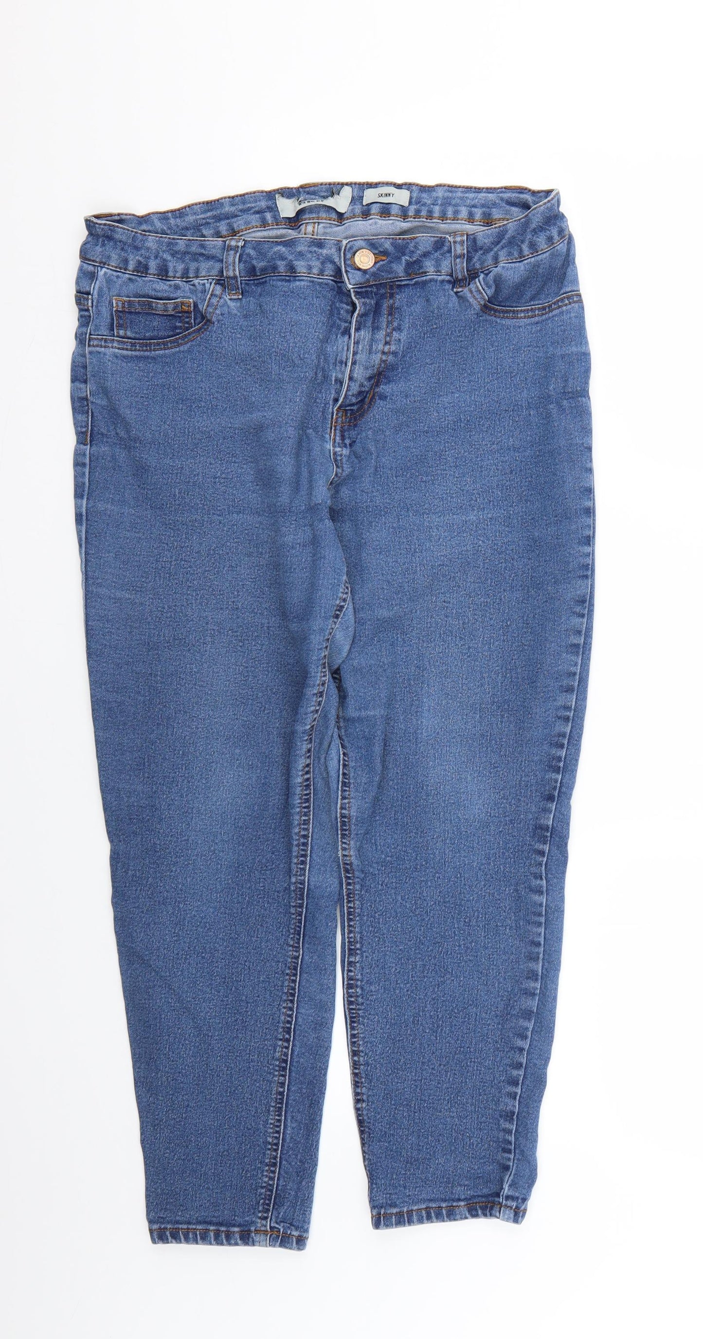 New Look Womens Blue   Mom Jeans Size 30 L23 in
