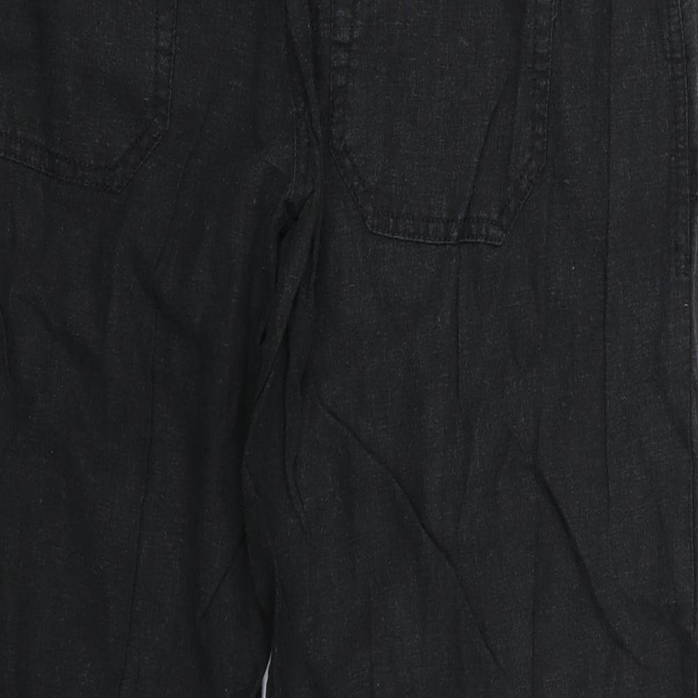 NEXT Womens Black   Trousers  Size 14 L24 in
