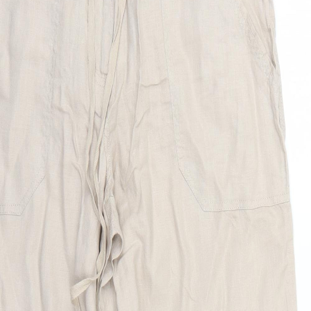 Atmosphere Womens Beige   Trousers  Size 12 L27 in