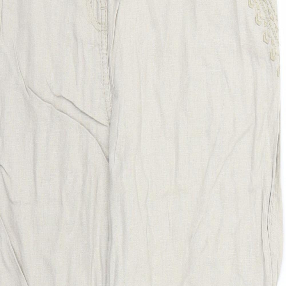 George Womens Beige   Trousers  Size 18 L25 in