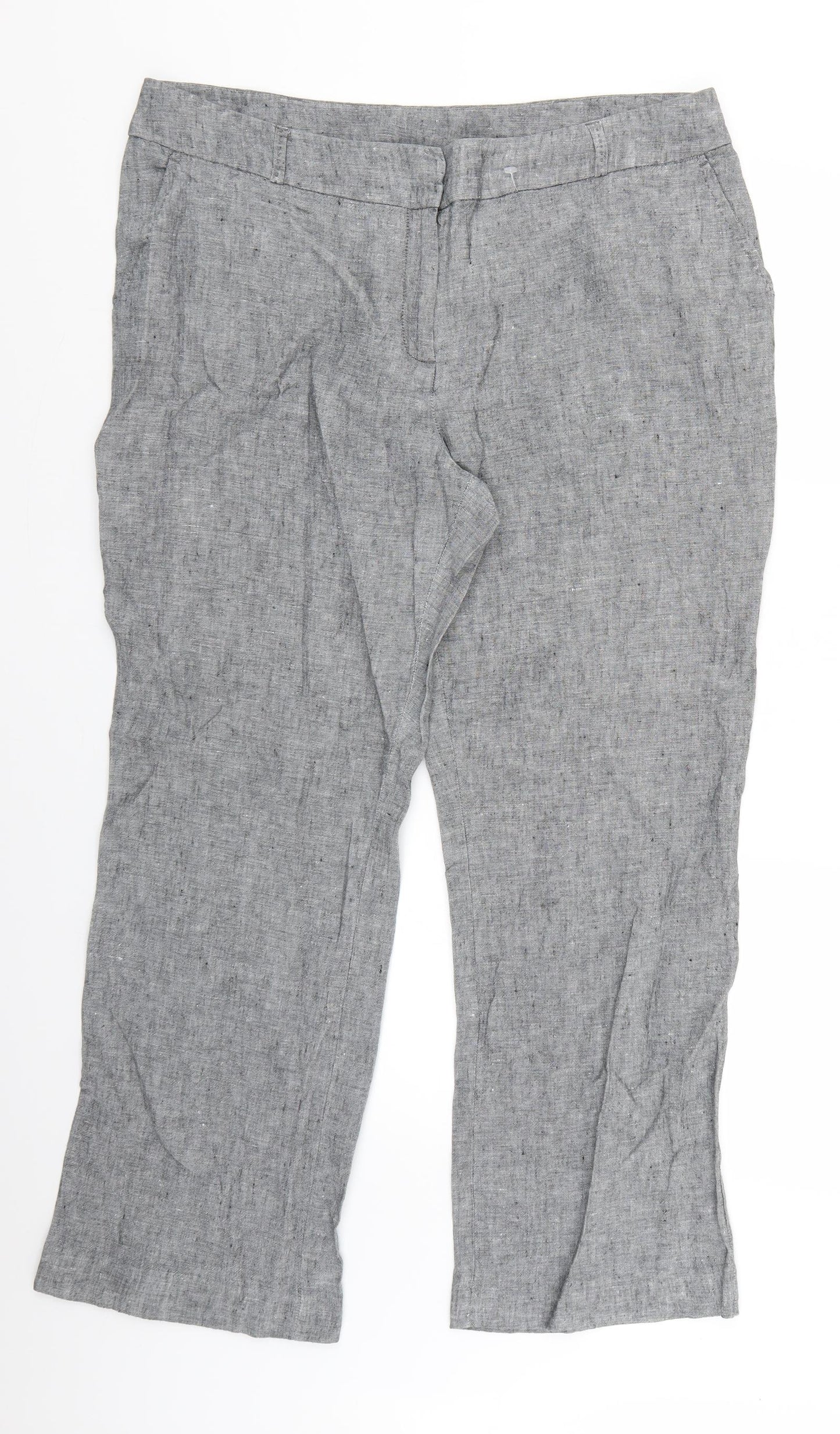 TU Womens Grey   Trousers  Size 16 L28 in