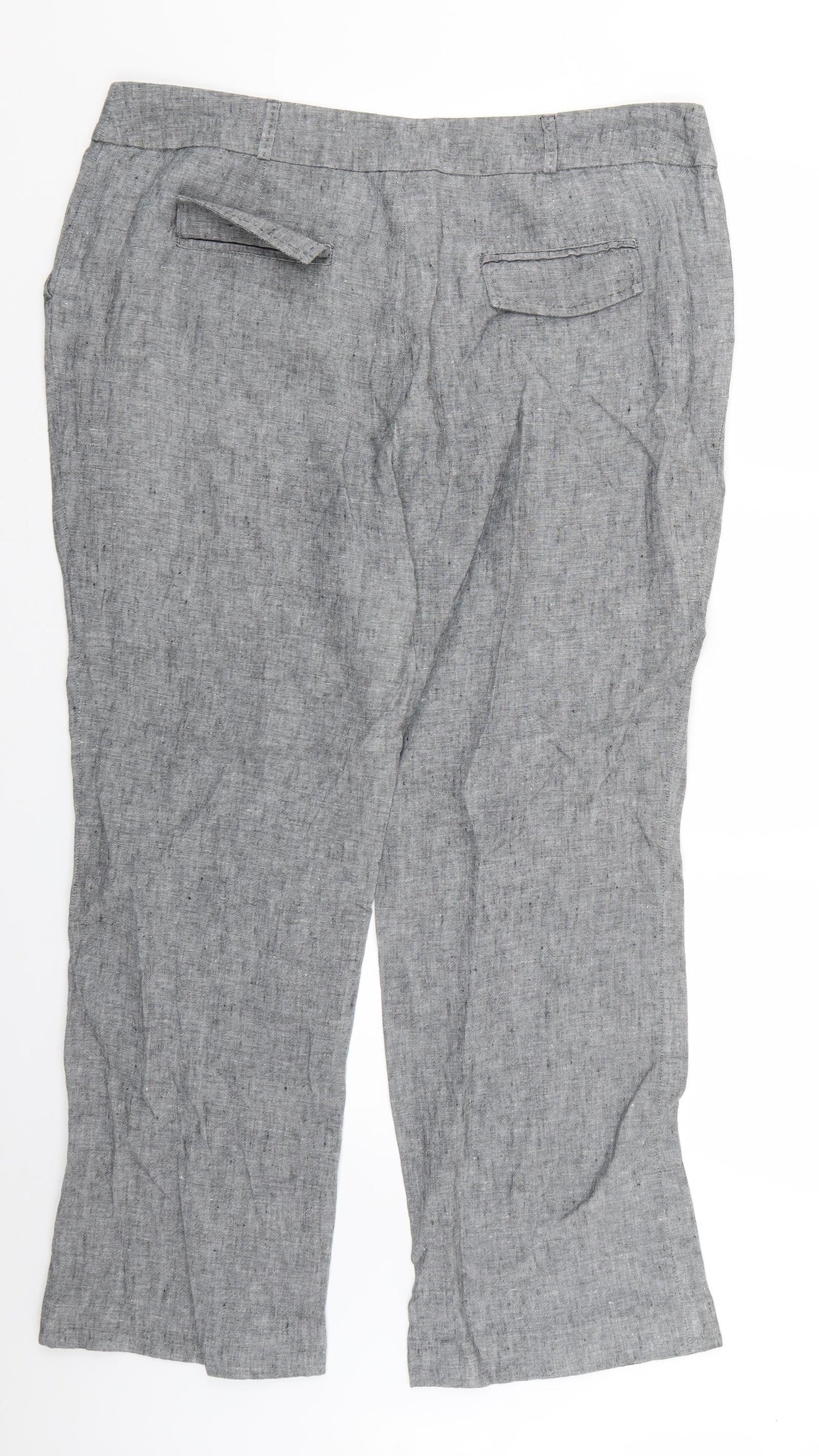 TU Womens Grey   Trousers  Size 16 L28 in