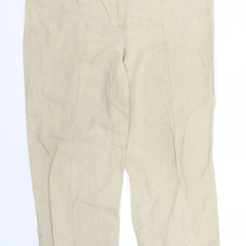 comfort Womens Beige   Trousers  Size 16 L24 in