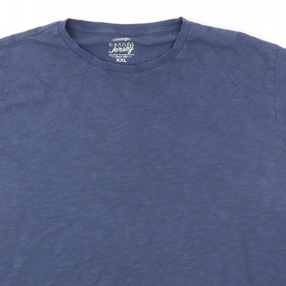 George Mens Blue    T-Shirt Size 2XL