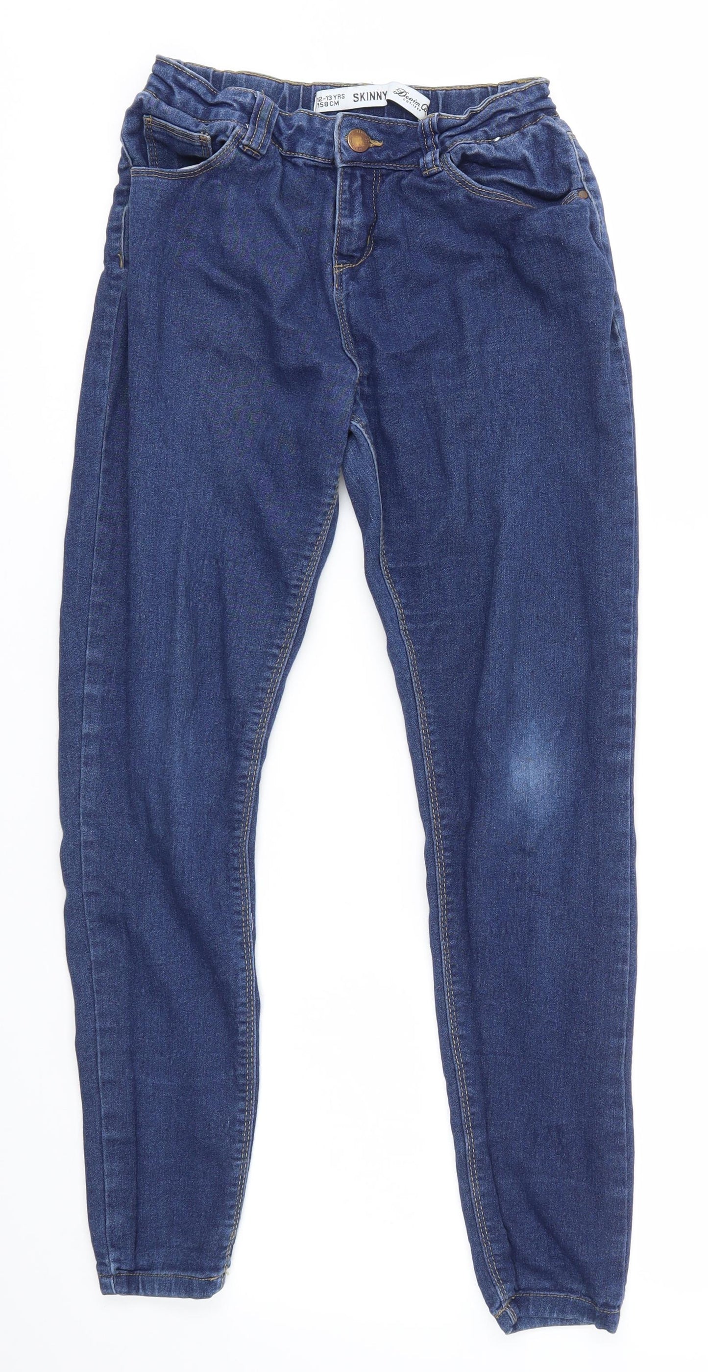 Primark Girls Blue   Jegging Jeans Size 12-13 Years