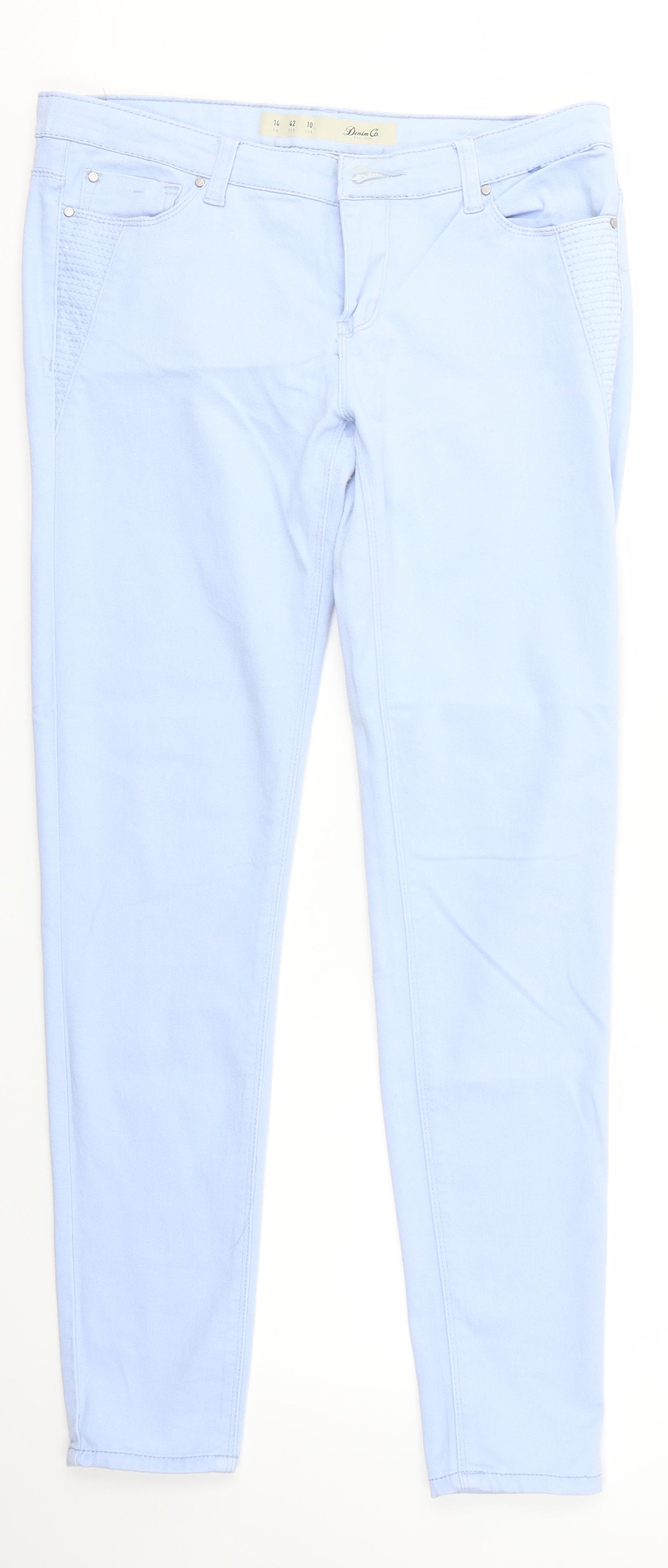 Primark Womens Blue   Skinny Jeans Size 14 L29 in