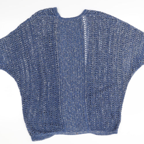 Warehouse Womens Blue   Cardigan Jumper Size S